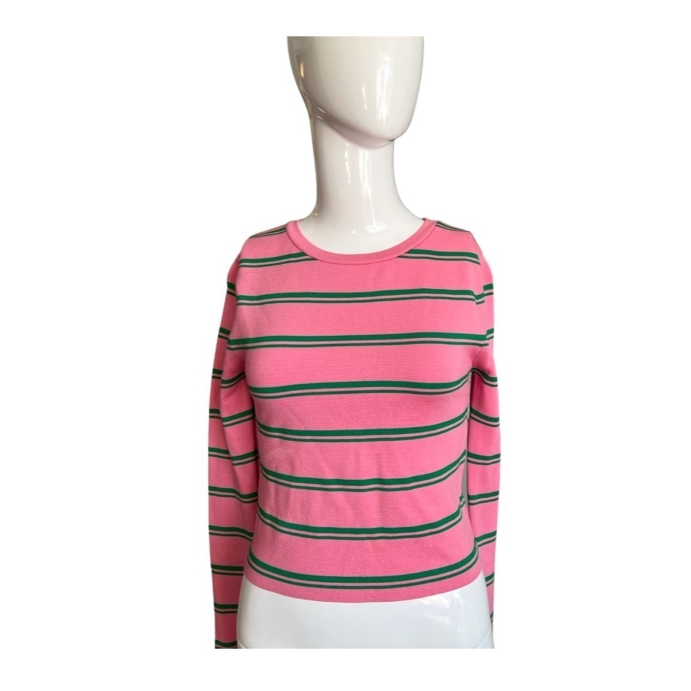 Zara pink green shirt Sz medium